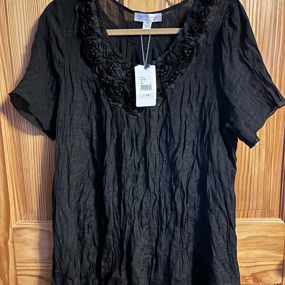 Elegant Black Women's Top